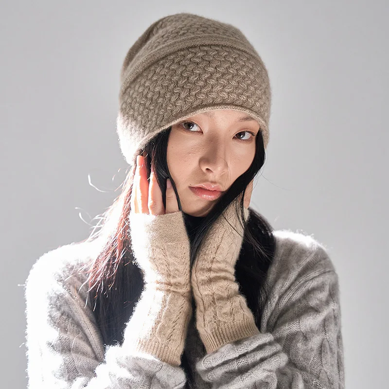 2023 Winter Hat For Women Solid Color Real Goat Cashmere Beanies Cap Woman Soft Knitted Bonnet Female Warm Ski Skullies Beanies
2023 Winter Hat For Women Solid Color Real Goat Cashmere Beanies Cap Woman Soft Knitted Bonnet Female Warm Ski Skullies Beanies