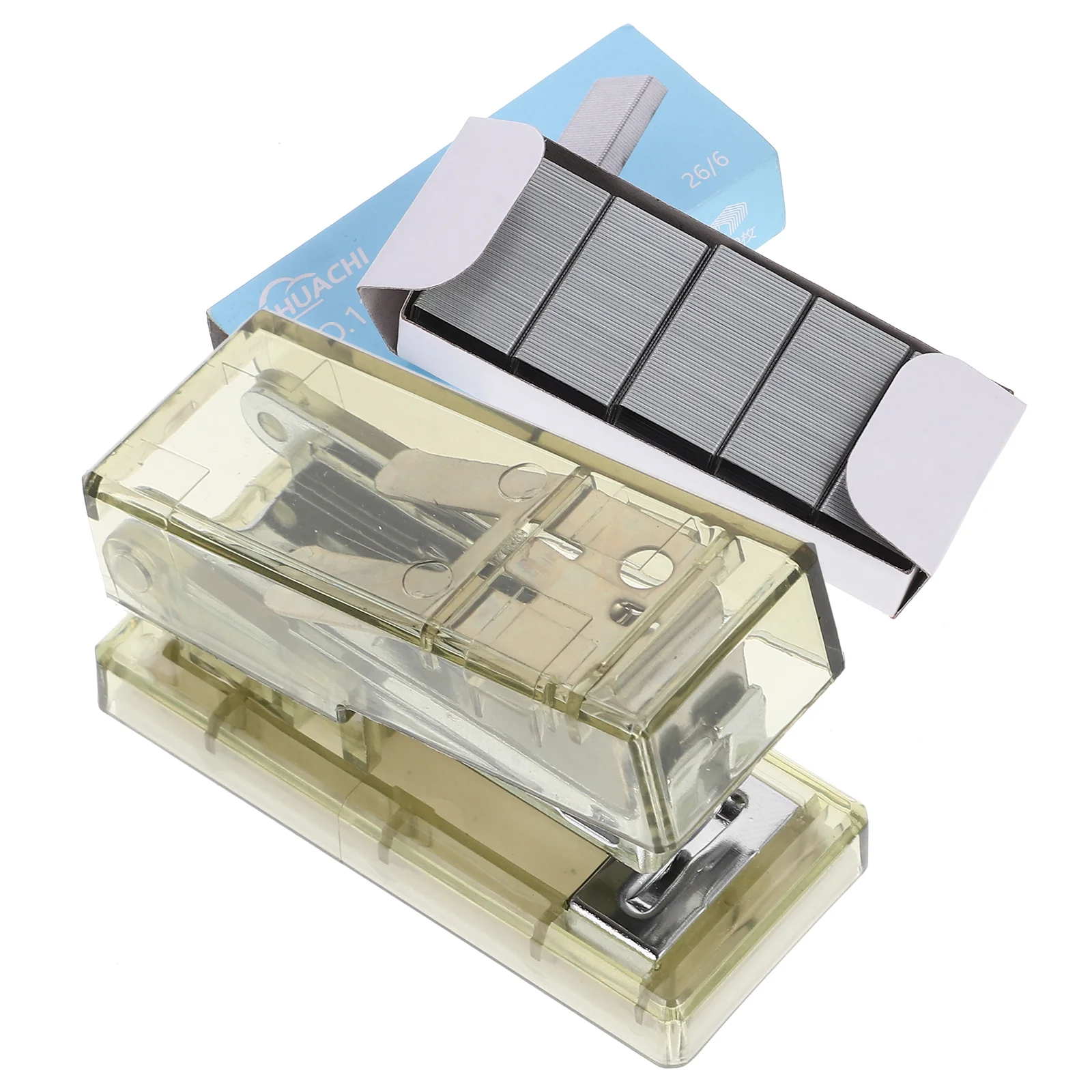 Transparent Stapler Office Portable Hand Mini Plastic Desk Home Small Student Use
Transparent Stapler Office Portable Hand Mini Plastic Desk Home Small Student Use