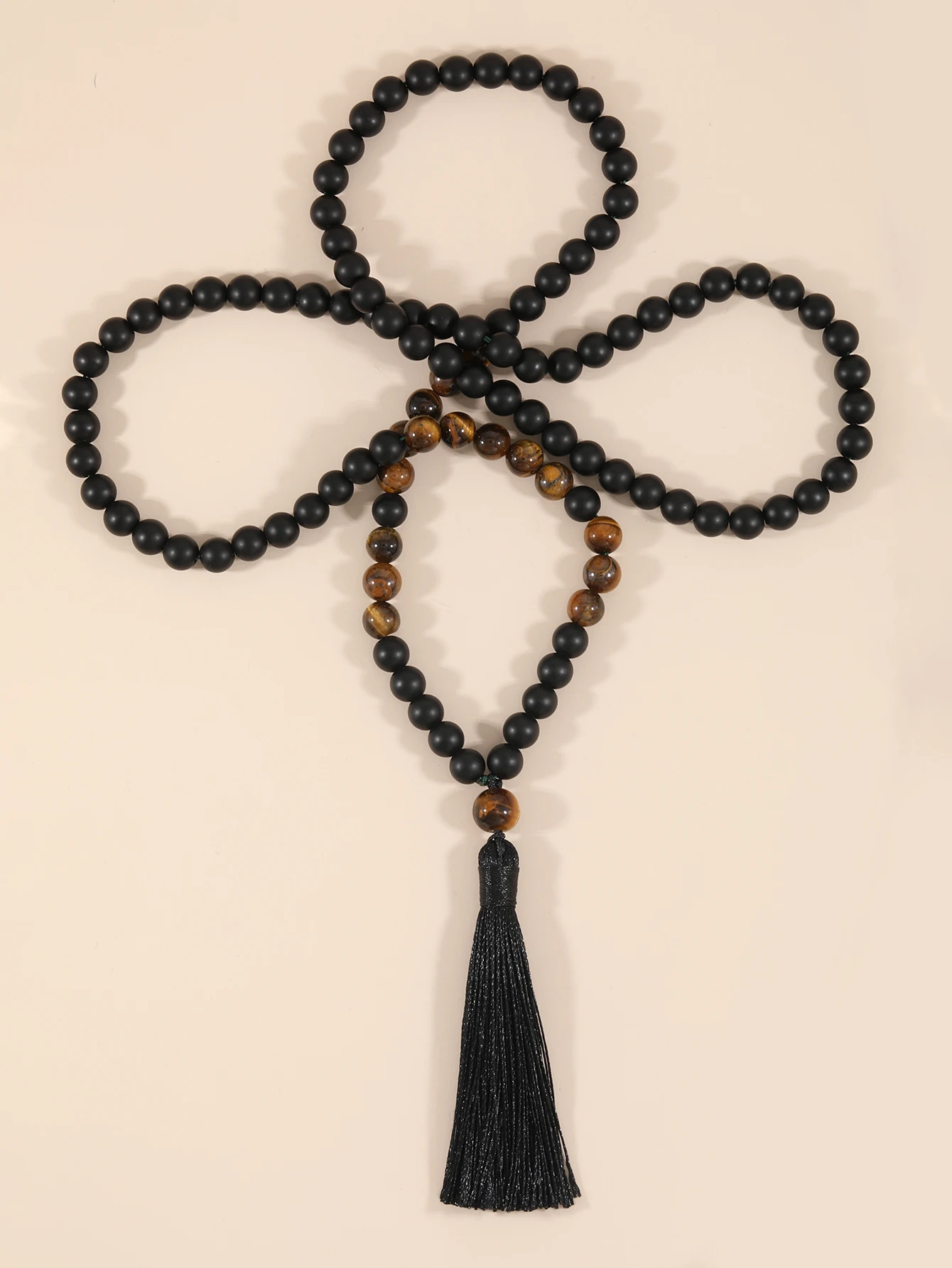 OAIITE 8mm Frosted Black Agate Necklace Women Yellow Tiger Eye Beaded Necklace Men Couple Sweater Chain Yoga Meditation Jewelry
OAIITE 8mm Frosted Black Agate Necklace Women Yellow Tiger Eye Beaded Necklace Men Couple Sweater Chain Yoga Meditation Jewelry