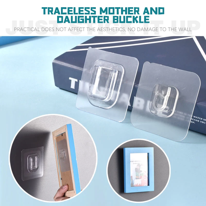 

Wall Hooks Hanger Transparent Strong Transparent Hooks Powerful Stickiness Convenient Suction Cup Wall Storage Holder Versatile