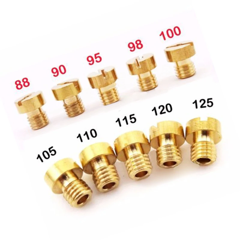 10pcs M5x0.75mm Main Jets Set Fits For Mikuni VM22, VM24, VM26, VM30 Carburetor 125cc 150cc 200cc 250cc Accessories
10pcs M5x0.75mm Main Jets Set Fits For Mikuni VM22, VM24, VM26, VM30 Carburetor 125cc 150cc 200cc 250cc Accessories