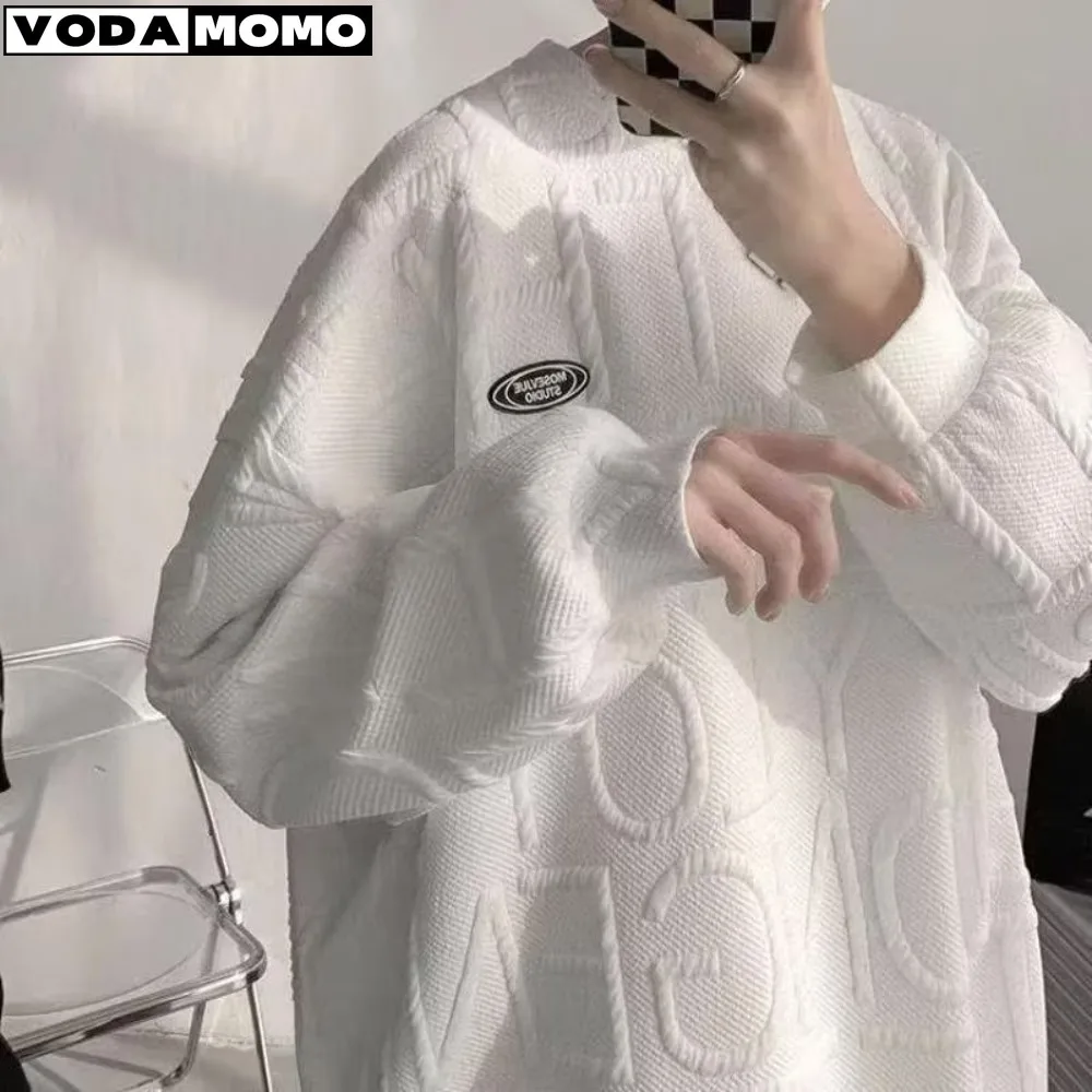 Spring Autumn Casual Harajuku Letter Sweatshirts Man Fashion Hip Hop Streetwear Y2K Solid Loose Male Pullovers Tops Harajuku
Spring Autumn Casual Harajuku Letter Sweatshirts Man Fashion Hip Hop Streetwear Y2K Solid Loose Male Pullovers Tops Harajuku
