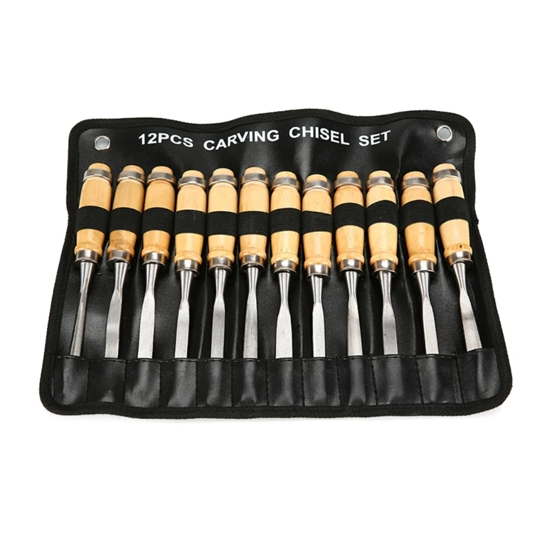 2023 New 12 Pcs Wood Carving Tools Wood Carving Chisels Durable Carving Chisel Set Hand Carving Tool for DIY Sculpture Carpenter
2023 New 12 Pcs Wood Carving Tools Wood Carving Chisels Durable Carving Chisel Set Hand Carving Tool for DIY Sculpture Carpenter