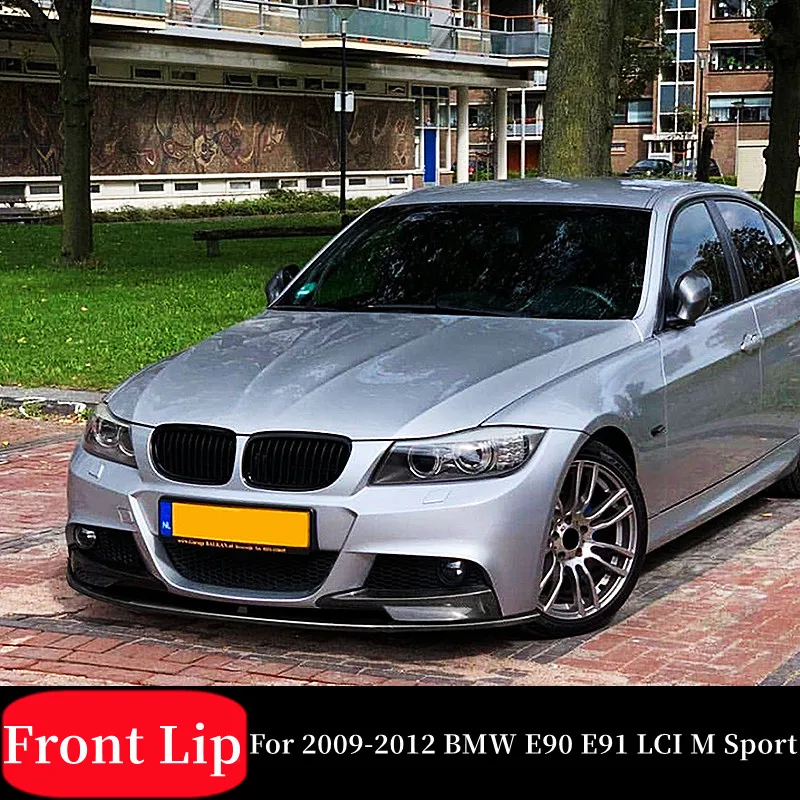 

Car Front Bumper Lip Chin Spoiler Splitter Diffuser Bodykit For 2009-2012 BMW 3 Series E90 E91 LCI M Sport Tuning Accessories