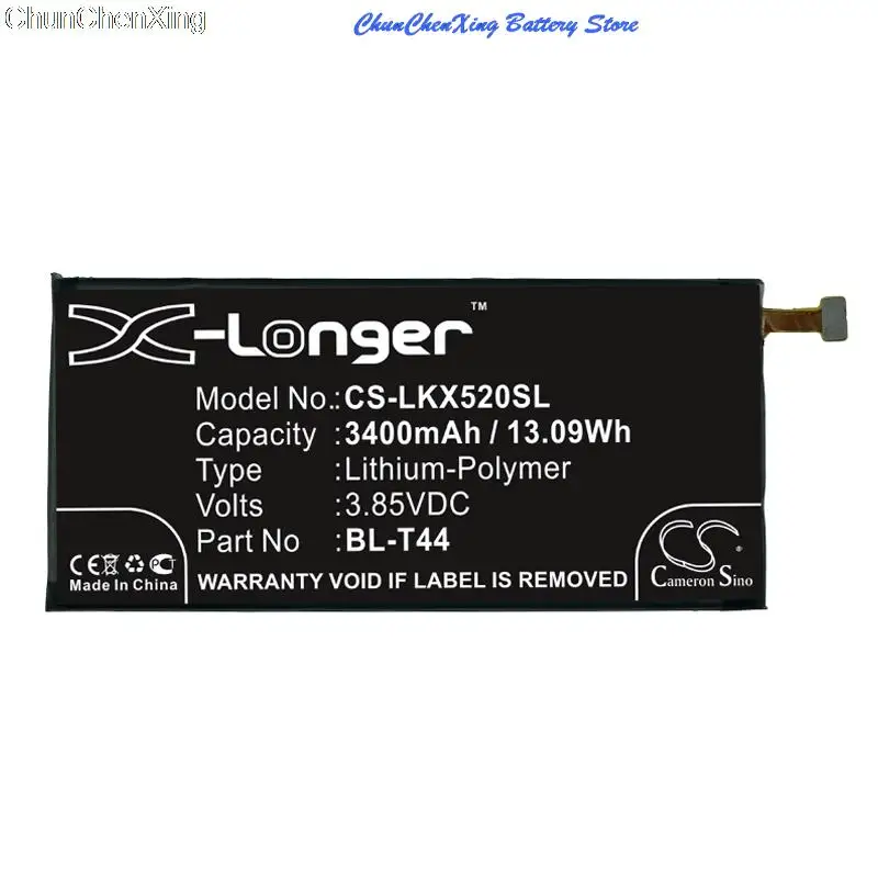 Аккумулятор Cameron Sino 3400 мАч для LG L722DL, LMQ720AM, Q720TS,LMQ720VSP, BL-T44, Q60,Q720,Q720QM, Q720V, Stylo 5,X525EAW
Аккумулятор Cameron Sino 3400 мАч для LG L722DL, LMQ720AM, Q720TS,LMQ720VSP, BL-T44, Q60,Q720,Q720QM, Q720V, Stylo 5,X525EAW