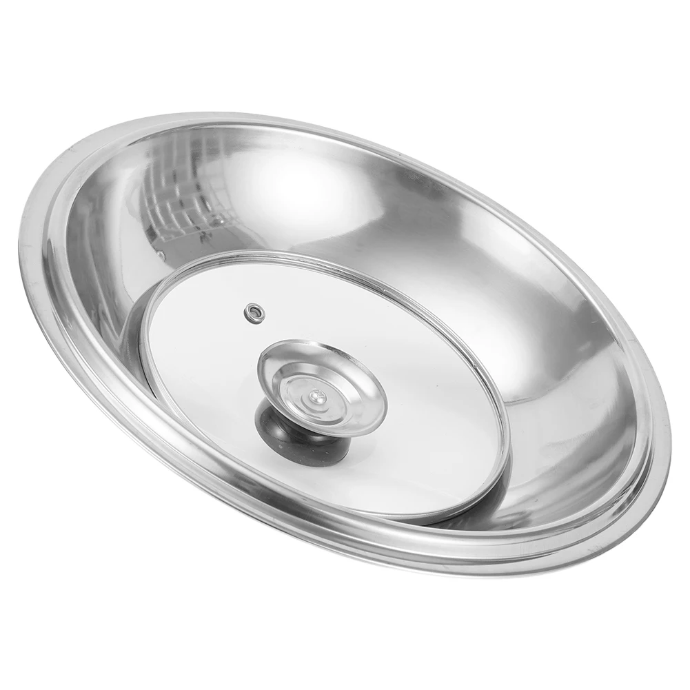 Wok Lid Pot Lid 30CM 34CM 36CM Pot Lid Stainless Steel Visible Combined Wok Cover Combined Vegetable Cover 1PC
Wok Lid Pot Lid 30CM 34CM 36CM Pot Lid Stainless Steel Visible Combined Wok Cover Combined Vegetable Cover 1PC