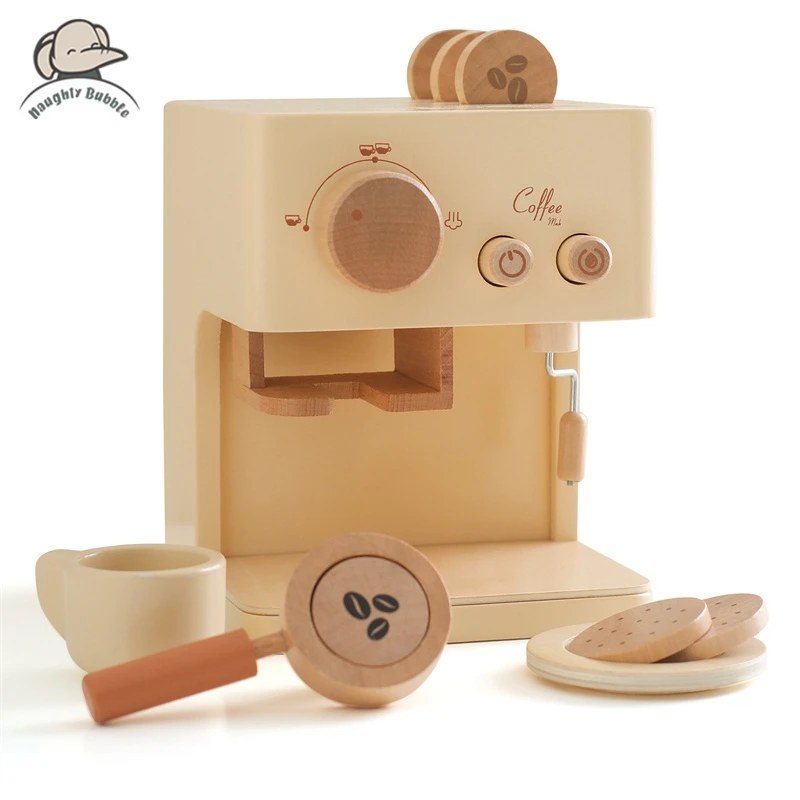 Wooden Replica Coffee Machine Toy Montessori Toys Baby Kitchen Mock Coffee Making Toys Baby Play House Toy Life Skills Plaything
Wooden Replica Coffee Machine Toy Montessori Toys Baby Kitchen Mock Coffee Making Toys Baby Play House Toy Life Skills Plaything