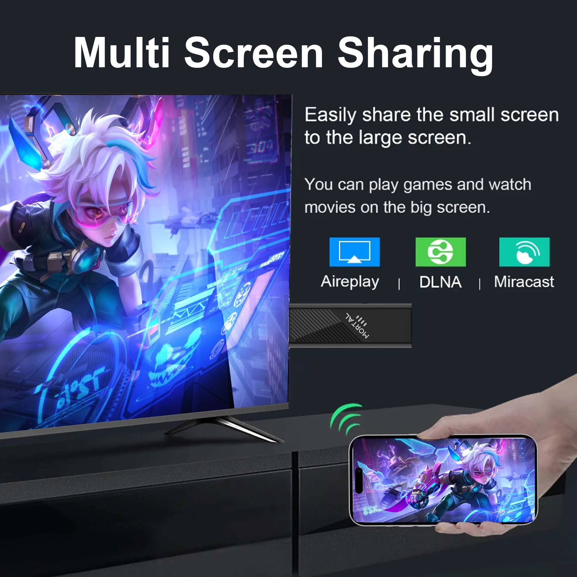 Onn Q8S TV stick 5 Sdff9b7a11636441cb92c48a3316d687fW