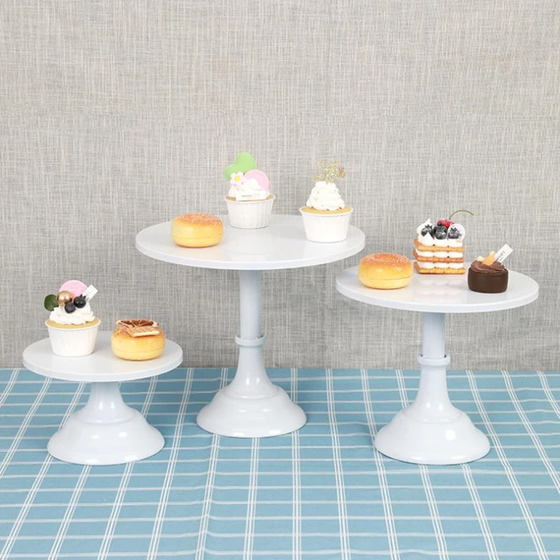 

Party Cake Stand Party Display Stand Wedding Decoration Wrought Iron Birthday Tray Dessert Fudge Macaron color Desktop Decor