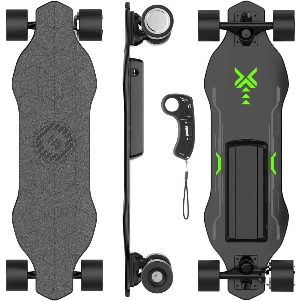 

Electric Skateboard with Remote,1200W Brushless Motor,30 Mph Top Speed, Electric Longboard for Adults ＆Teens,Electric Skateboard