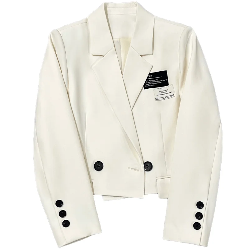 2023 New Off-white Suit Outerwear Female Design Sense Temperament Fashion Versatile Suit Blazer
2023 New Off-white Suit Outerwear Female Design Sense Temperament Fashion Versatile Suit Blazer