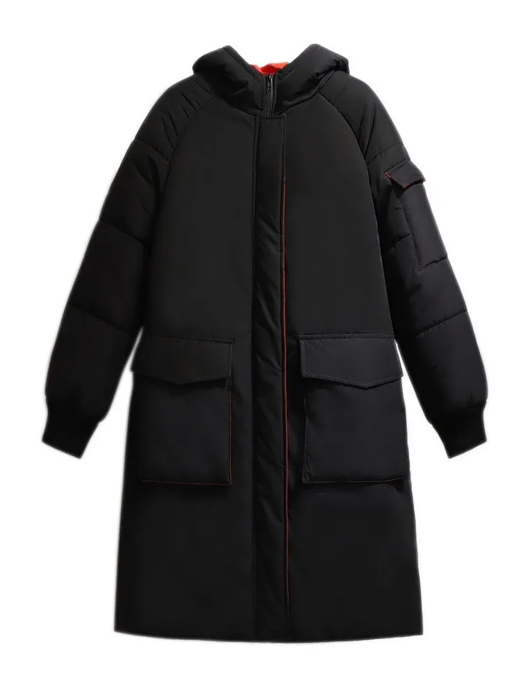 Plus Size 2xl 3xl 4xl 5xl 6xl Women Long Loose Thick Padded Coat Femme Wearable Both Sides Winter Padded Hooded Coats For Mujers
Plus Size 2xl 3xl 4xl 5xl 6xl Women Long Loose Thick Padded Coat Femme Wearable Both Sides Winter Padded Hooded Coats For Mujers