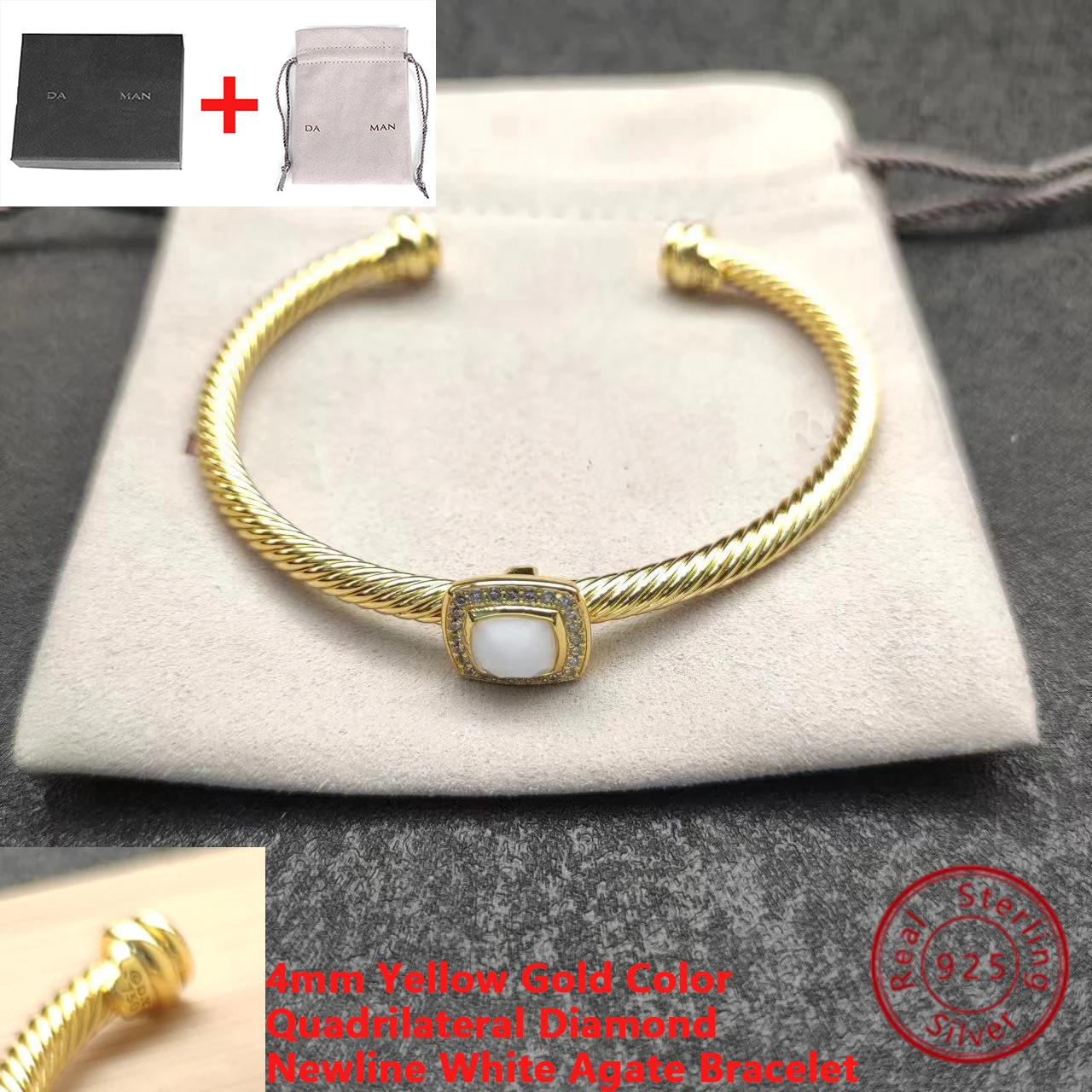 

Upgrade Your Outfit with this Fashionable 2024 S925 Silver DY Bracelet – Ideal for Any Occasion