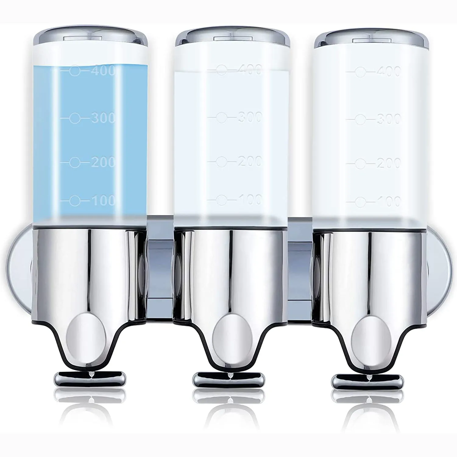 Triple Chambers Wall Mounted Shower Pump, Bathroom Soap Dispenser Hand Gel Conditioner, Shampoo Dispenser for Bathroom, Kitchen
Triple Chambers Wall Mounted Shower Pump, Bathroom Soap Dispenser Hand Gel Conditioner, Shampoo Dispenser for Bathroom, Kitchen