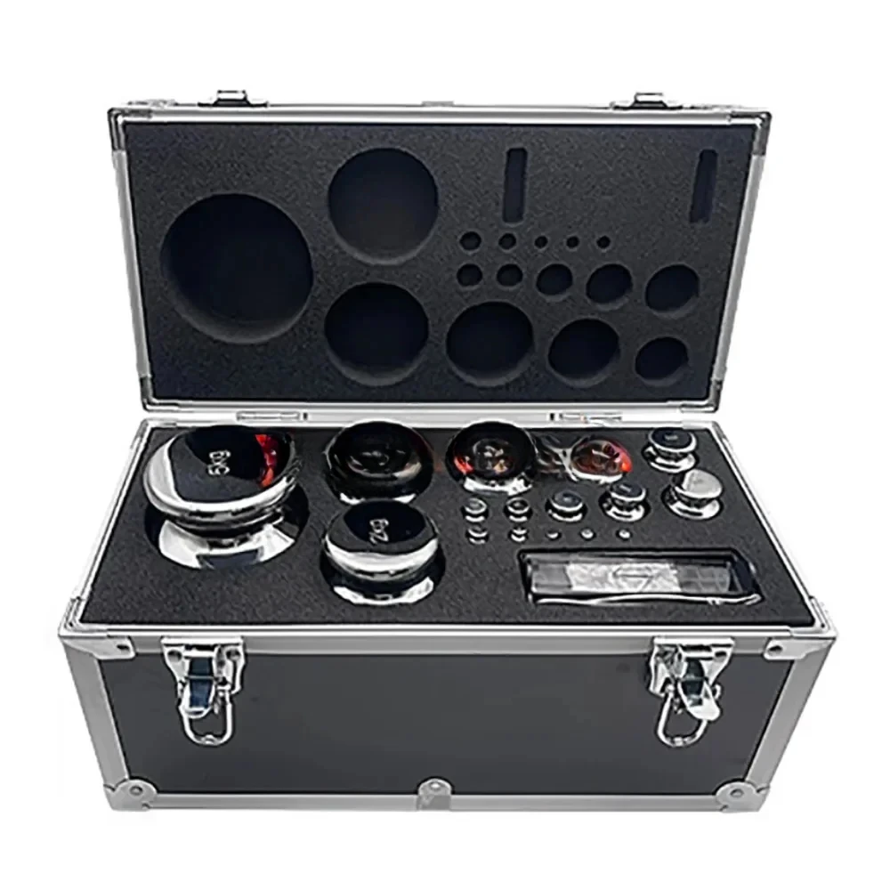 Calibration Weights Kit Set Laboratory High precision Gram Scale F1 Grade 28 pcs 1mg-5kg 304 Stainless Steel Digital
Calibration Weights Kit Set Laboratory High precision Gram Scale F1 Grade 28 pcs 1mg-5kg 304 Stainless Steel Digital