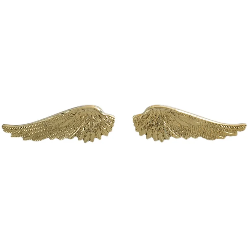 

High-end Luxury 4Pairs Solid Brass French Wings Furniture Handles Drawer Pulls Cupboard Wardrobe Kitchen TV Wine Cabinet Pulls