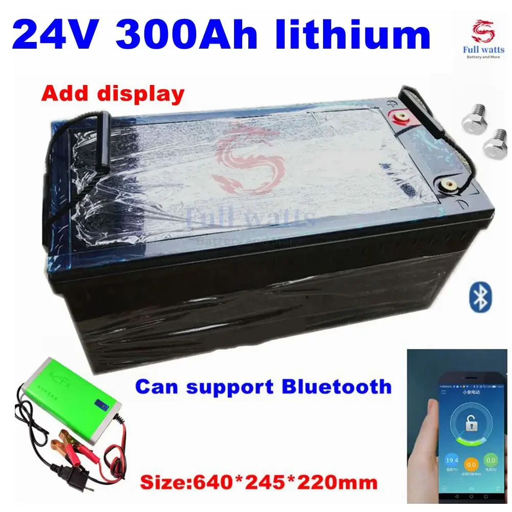 waterproof 24V 300AH Lithium ion battery bluetooth APP BMS li ion for 3000W RV EV Solar energy golf cart UPS +20A Charger
waterproof 24V 300AH Lithium ion battery bluetooth APP BMS li ion for 3000W RV EV Solar energy golf cart UPS +20A Charger