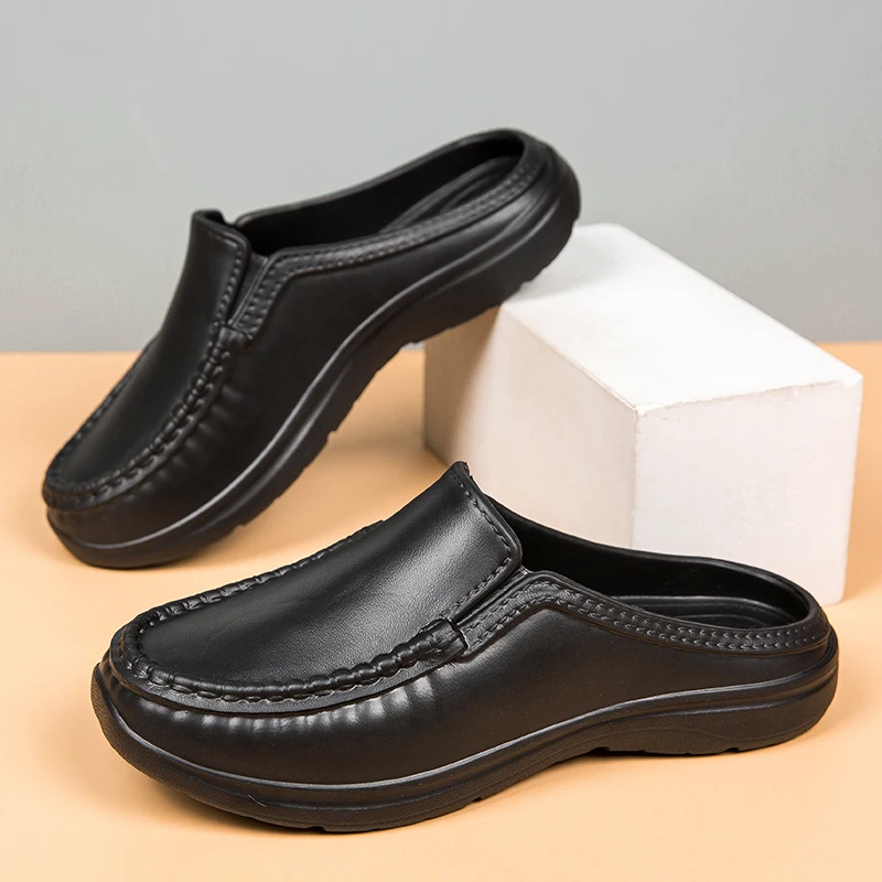 Waterproof Non-slip Slippers for Men Chef Shoes Wear-resistant Wear-resistant Ventilate Shoes for Men Thick Bottom Sandals
Waterproof Non-slip Slippers for Men Chef Shoes Wear-resistant Wear-resistant Ventilate Shoes for Men Thick Bottom Sandals