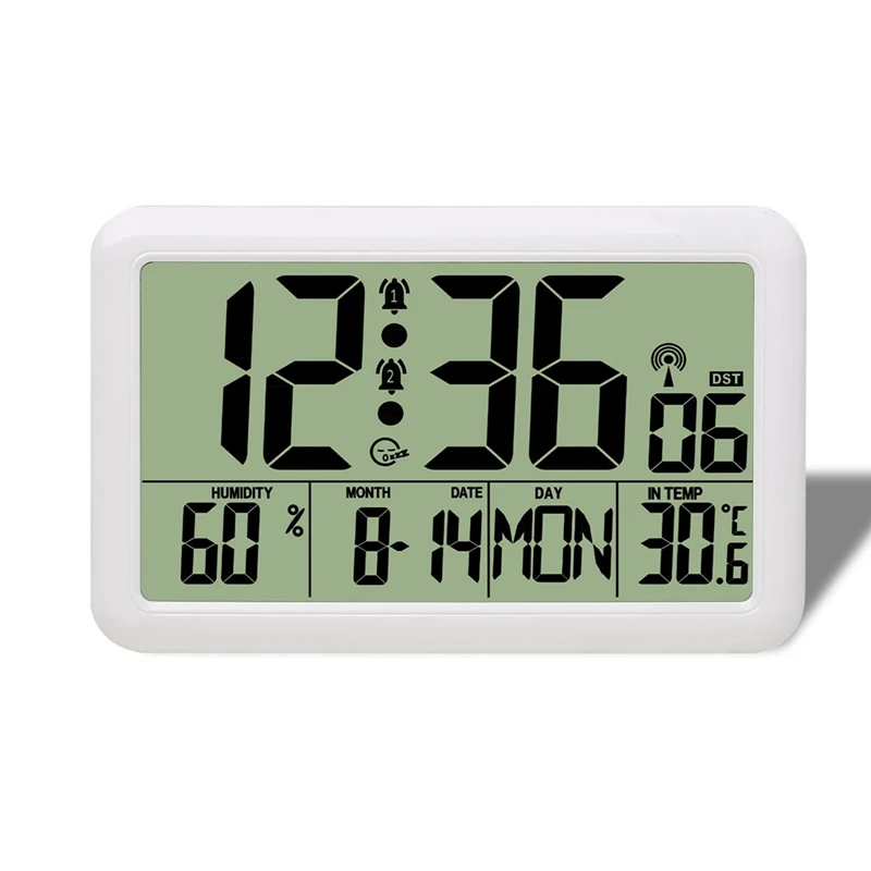 Часы с внутренней и наружной температурой беспроводные, датчик точности, ЖК-дисплей 7,5 дюйма с подсветкой, Самостоятельная Настройка
Часы с внутренней и наружной температурой беспроводные, датчик точности, ЖК-дисплей 7,5 дюйма с подсветкой, Самостоятельная Настройка