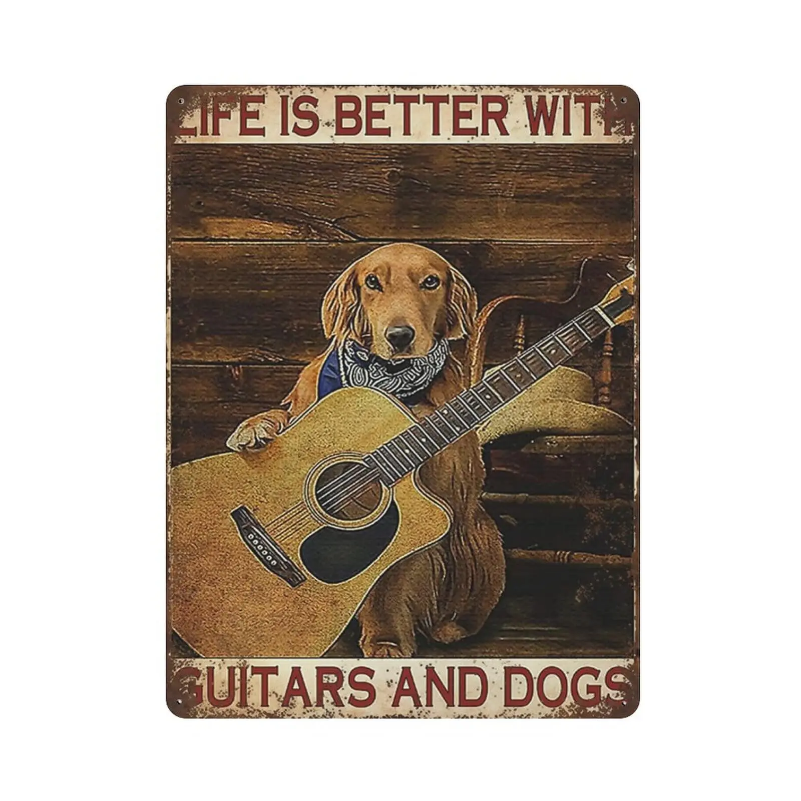 Antique Durable Thick Metal Sign,Life is Better with Guitars and Dogs Tin Sign,Guitar Lover Gift,Vintage Wall Decor,Novelty Sign
Antique Durable Thick Metal Sign,Life is Better with Guitars and Dogs Tin Sign,Guitar Lover Gift,Vintage Wall Decor,Novelty Sign