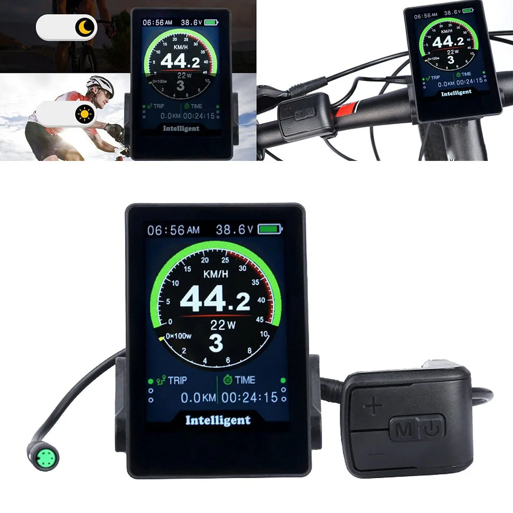 E-Bike Electric Bike Display 36V-52V NEW 860C Speed Control High-definition Large LED Colorful Screen Tool For Bafang UART
E-Bike Electric Bike Display 36V-52V NEW 860C Speed Control High-definition Large LED Colorful Screen Tool For Bafang UART