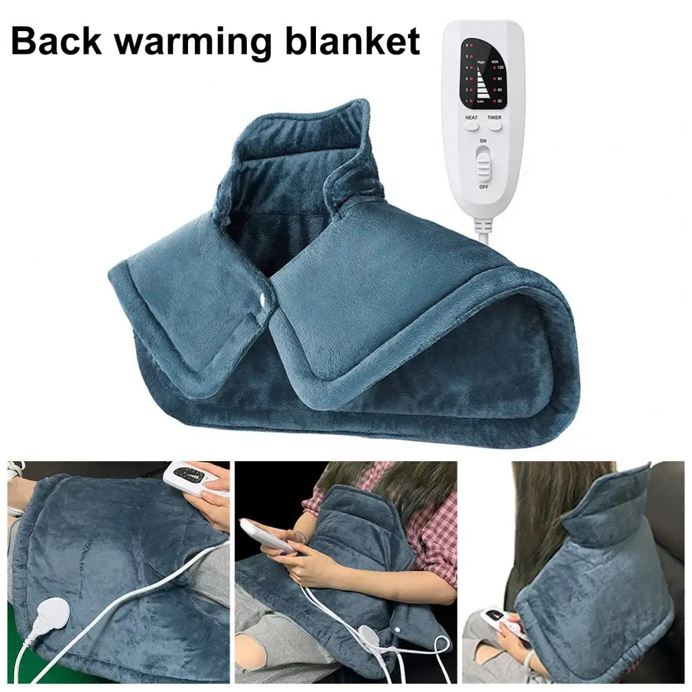 Heating Pad Buckle Closure Auto Off Mode Keep Warm Plush Electric Shoulder Neck Back Protector Electric Blanket Shawl for Home
Heating Pad Buckle Closure Auto Off Mode Keep Warm Plush Electric Shoulder Neck Back Protector Electric Blanket Shawl for Home