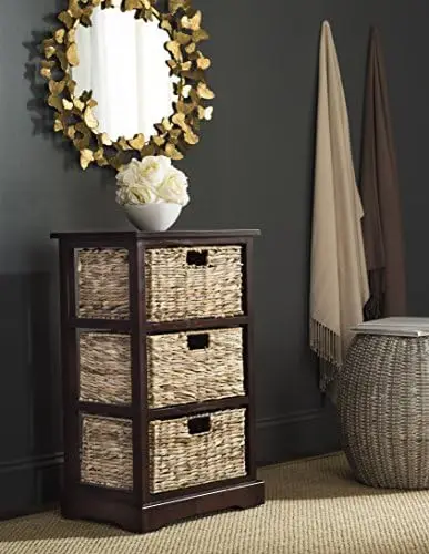 Homes Collection Halle Distressed Black 3 Wicker Basket Storage Side Table органайзер Rattan furniture Rattan storage
Homes Collection Halle Distressed Black 3 Wicker Basket Storage Side Table органайзер Rattan furniture Rattan storage