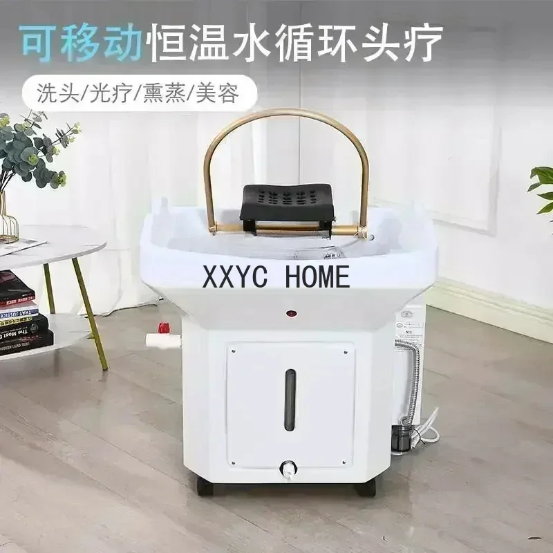 Head Therapy Water Circulation Bed Fumigation Spa Machine Beauty Barber Shop Movable with Tank Shampoo Basin
Head Therapy Water Circulation Bed Fumigation Spa Machine Beauty Barber Shop Movable with Tank Shampoo Basin