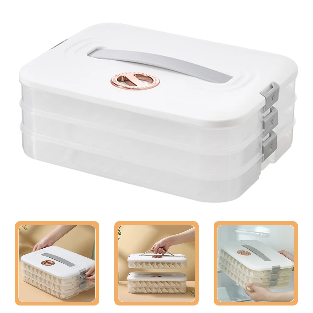 Refrigerator Dumpling Box Stackable Dumpling Food Container Dumpling Box Bin Holder
Refrigerator Dumpling Box Stackable Dumpling Food Container Dumpling Box Bin Holder