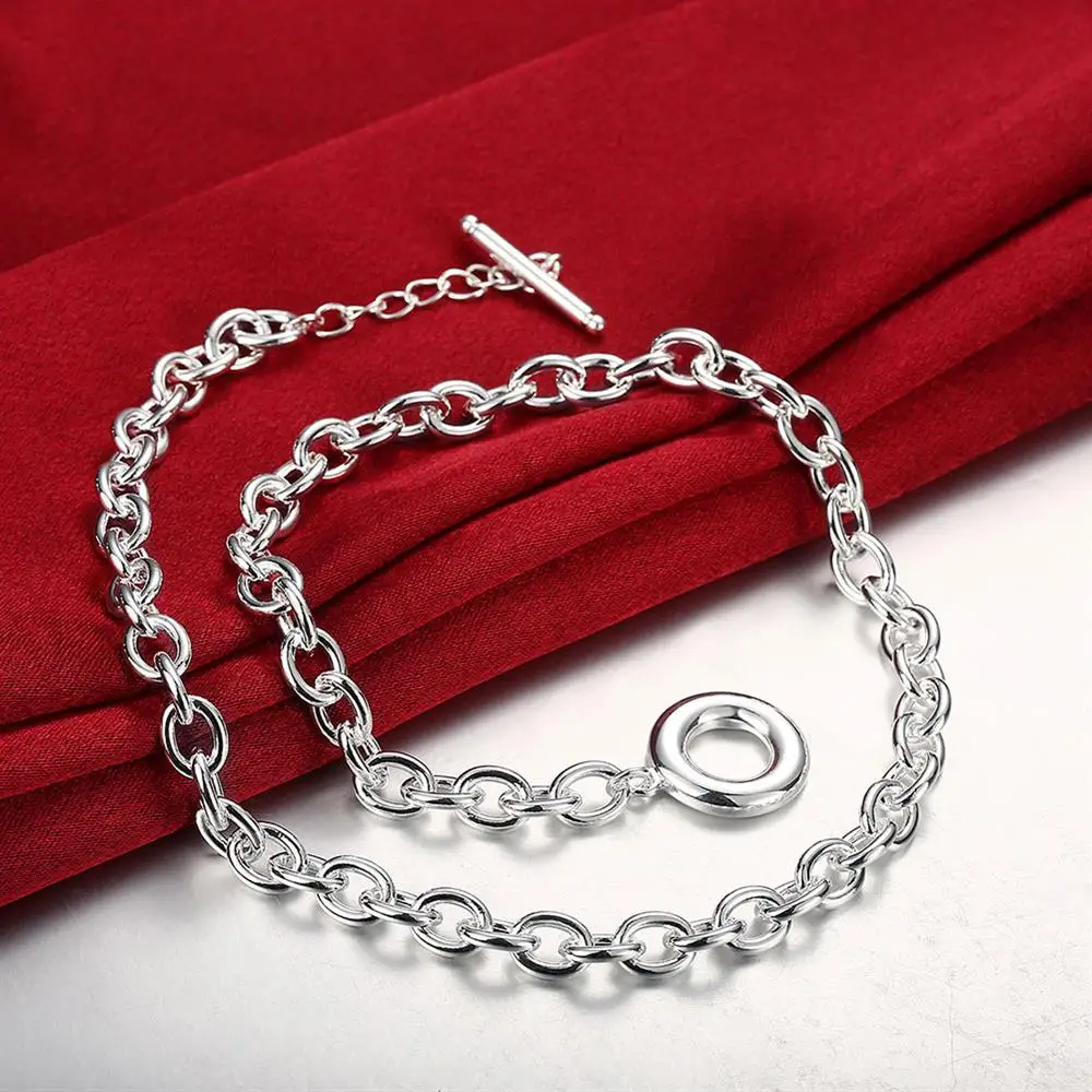 Hot 925 Stamp Silver Color Necklaces for Men's 20 Inches Chain Classic Fashion High Qualityparty Wedding Jewelry Christmas Gifts
Hot 925 Stamp Silver Color Necklaces for Men's 20 Inches Chain Classic Fashion High Qualityparty Wedding Jewelry Christmas Gifts