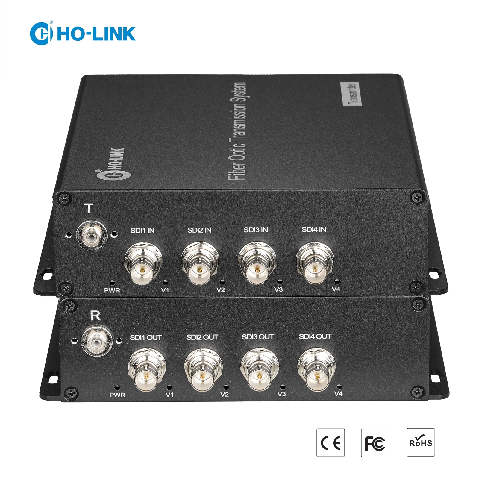 

Ho-link 4 канала 3g-sdi 1080P @ 60 Гц через одно волокно FC/ST соединитель 20 км