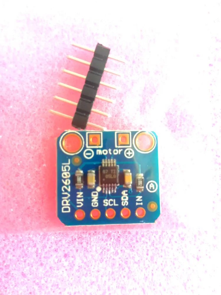 1pcs 2305 DRV2605L Haptic Motor Controller Motor Drive Module VIBRATION MOTOR 11000 RPM 5VDC Development
1pcs 2305 DRV2605L Haptic Motor Controller Motor Drive Module VIBRATION MOTOR 11000 RPM 5VDC Development