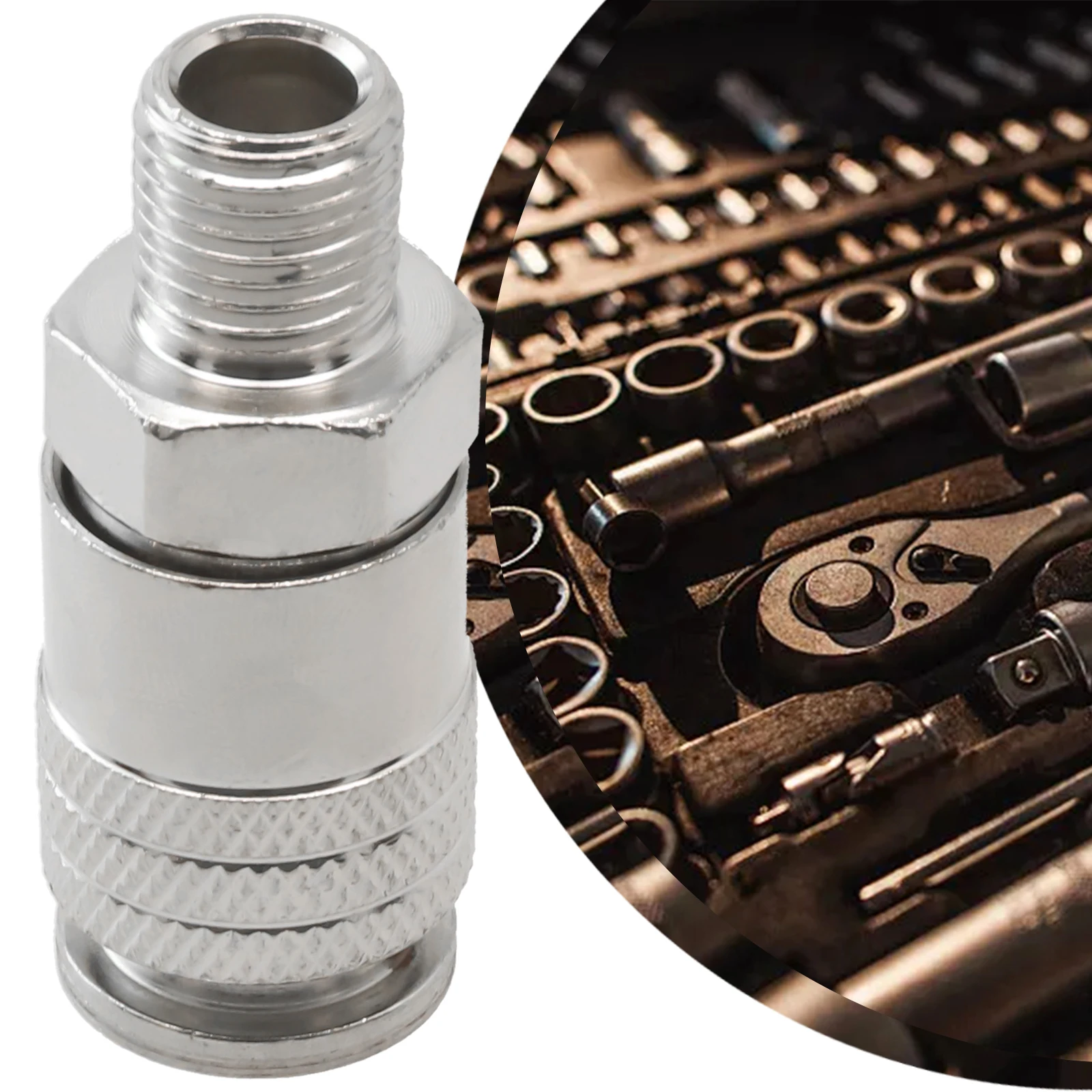 G1/4 Male Thread Pneumatic Fitting EU Standard Type Quick Coupling Connector Coupler For Air Compressor Power Tool Accessories
G1/4 Male Thread Pneumatic Fitting EU Standard Type Quick Coupling Connector Coupler For Air Compressor Power Tool Accessories