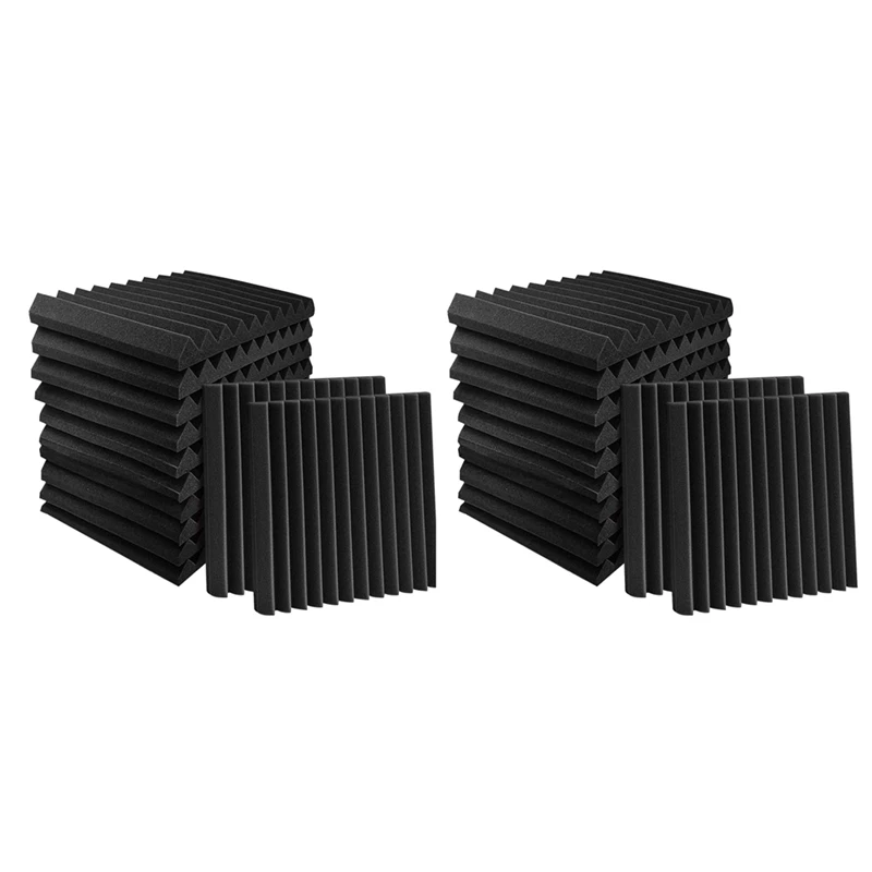 Acoustic Foam Panels Wedges 48 Pack Acoustic Panels 1 X 12 X 12Inch Studio Sound Absorbing Tiles Recording Ceiling
Acoustic Foam Panels Wedges 48 Pack Acoustic Panels 1 X 12 X 12Inch Studio Sound Absorbing Tiles Recording Ceiling