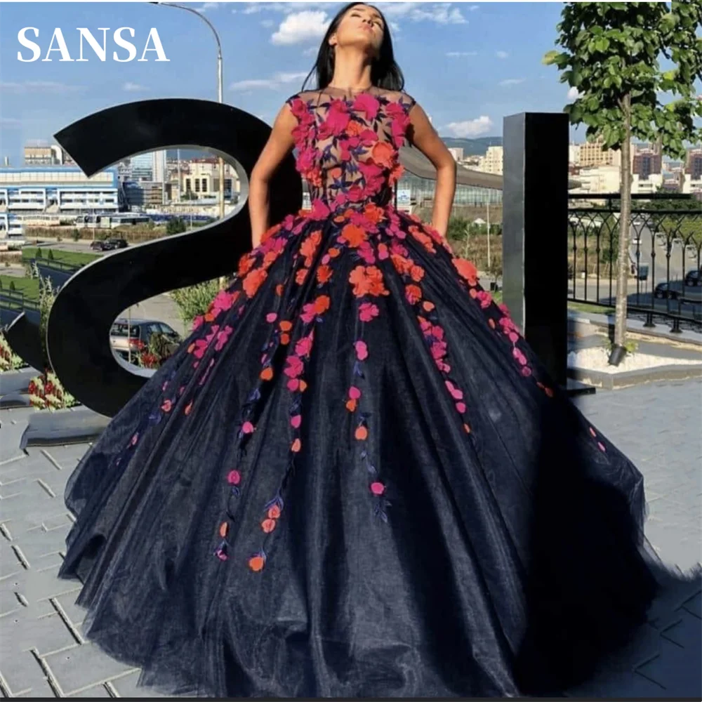 Sansa Pink Flower Embroidery فساتين سهره فاخره 2023 Elegant Ball Gown Vestidos De Noche Luxury Sleeveless Black Puffy Prom Dress
Sansa Pink Flower Embroidery فساتين سهره فاخره 2023 Elegant Ball Gown Vestidos De Noche Luxury Sleeveless Black Puffy Prom Dress