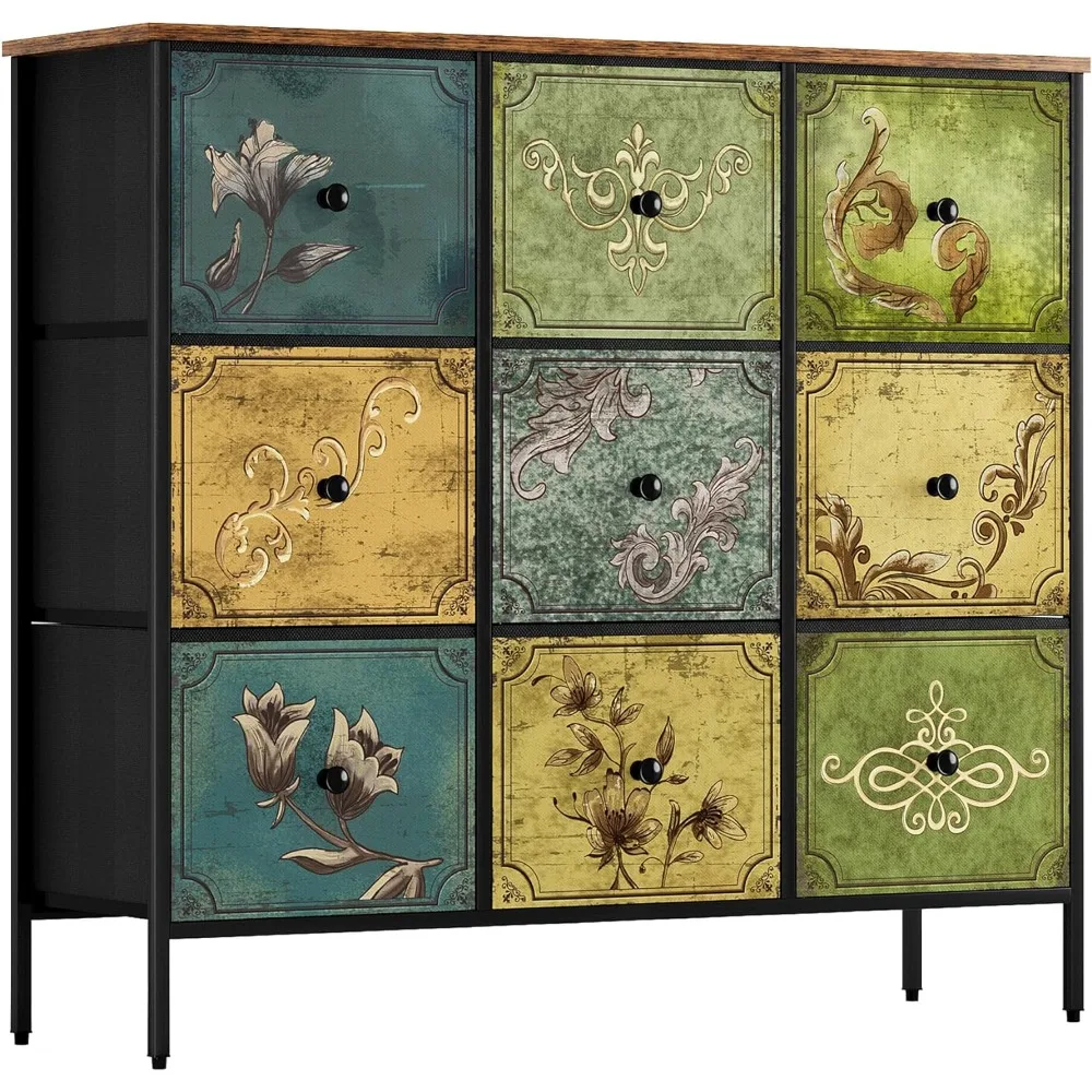 

Living Room Cabinets Free Shipping Storage Locker Chest of Drawer Dresser With 9 Fabric S Nursery Wooden Top Closet Drawers Home