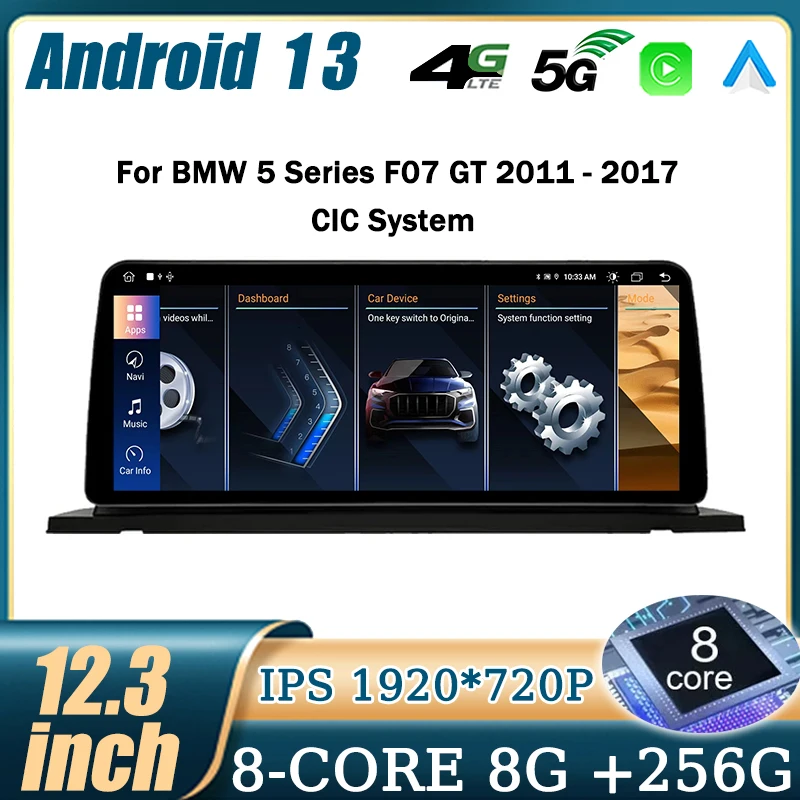 12,3 "2011x2017 P Android 13 для BMW 5 серии F07 GT-CIC система авто мультимедийный плеер Carplay радио GPS навигация
12,3 "2011x2017 P Android 13 для BMW 5 серии F07 GT-CIC система авто мультимедийный плеер Carplay радио GPS навигация