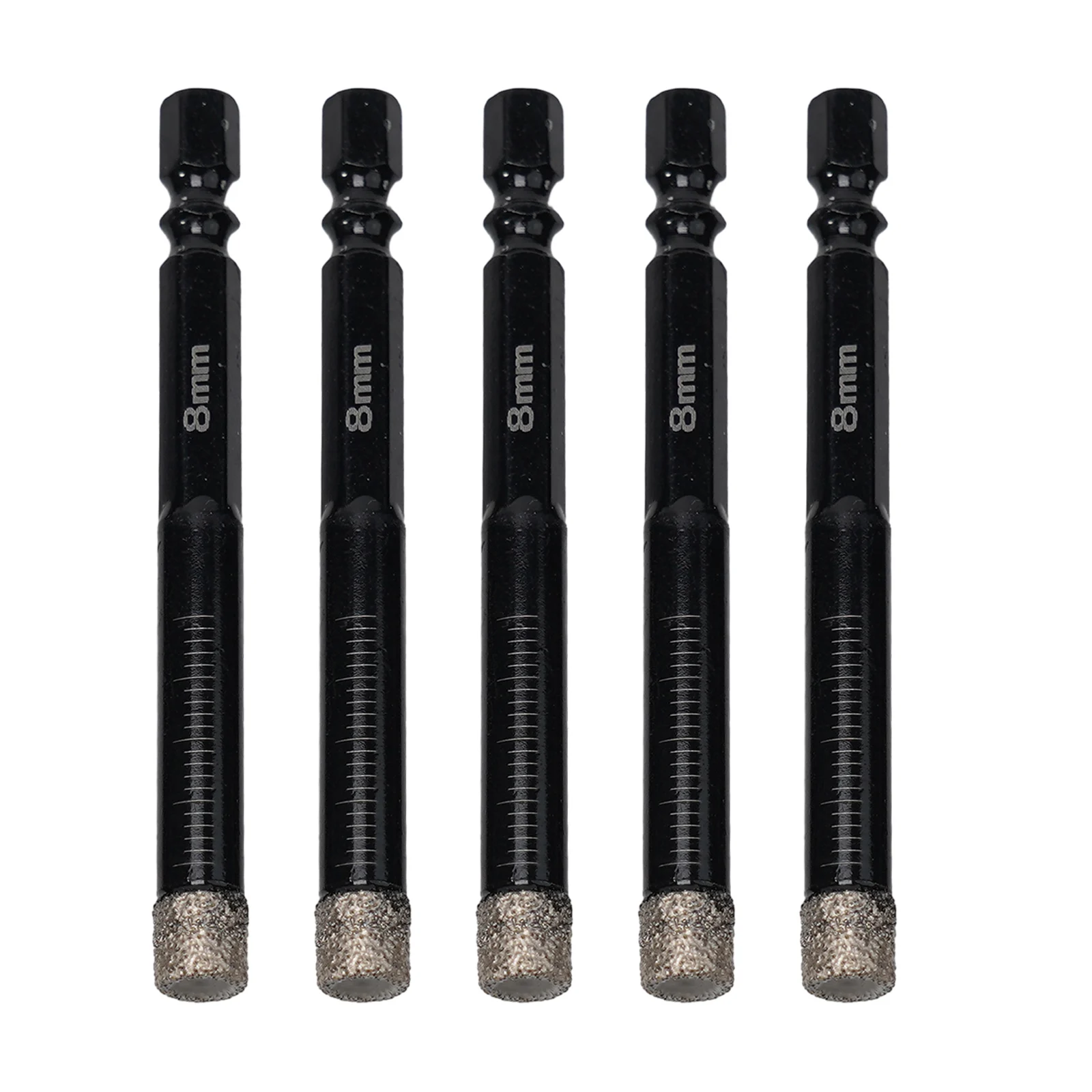 5pcs Hex Handle Vacuum Brazed Diamond Dry Drill Bits Hole Saw Cutter 6/8mm Hole Punching For Granite Marble Cutting
5pcs Hex Handle Vacuum Brazed Diamond Dry Drill Bits Hole Saw Cutter 6/8mm Hole Punching For Granite Marble Cutting