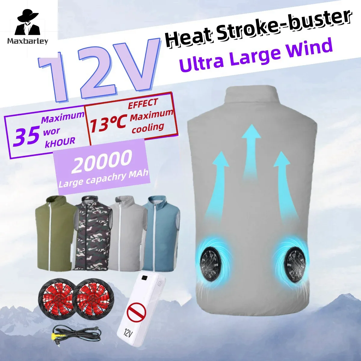 New Summer Coolness Fan Vest Women's Men's Vest Fishing Usb Charging Air Conditioning Clothes Cooling Vest For Hiking Camping
New Summer Coolness Fan Vest Women's Men's Vest Fishing Usb Charging Air Conditioning Clothes Cooling Vest For Hiking Camping