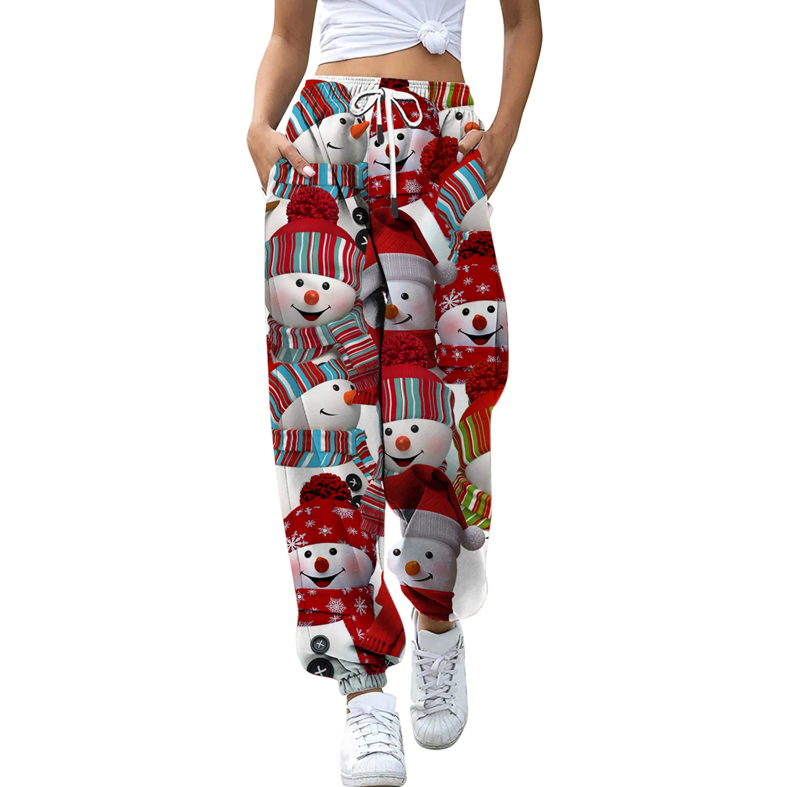 Women'S Pants Classic Christmas Sweatpants Elastic Drawstring High Waist Colorful Printed Soft Pantssweatpants Winter Pants
Women'S Pants Classic Christmas Sweatpants Elastic Drawstring High Waist Colorful Printed Soft Pantssweatpants Winter Pants