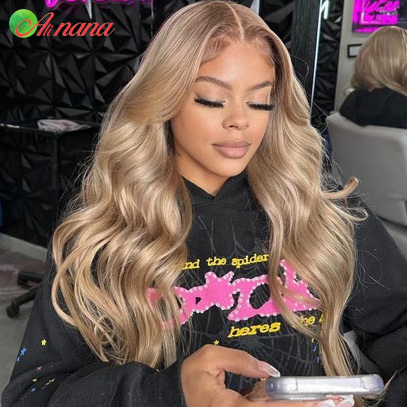 Brown Root Ash Blonde Colored Body Wave 13x6 HD Lace Frontal Wig Brazilian Human Hair Wigs PrePlucked Honey Blonde Wig For Women
Brown Root Ash Blonde Colored Body Wave 13x6 HD Lace Frontal Wig Brazilian Human Hair Wigs PrePlucked Honey Blonde Wig For Women