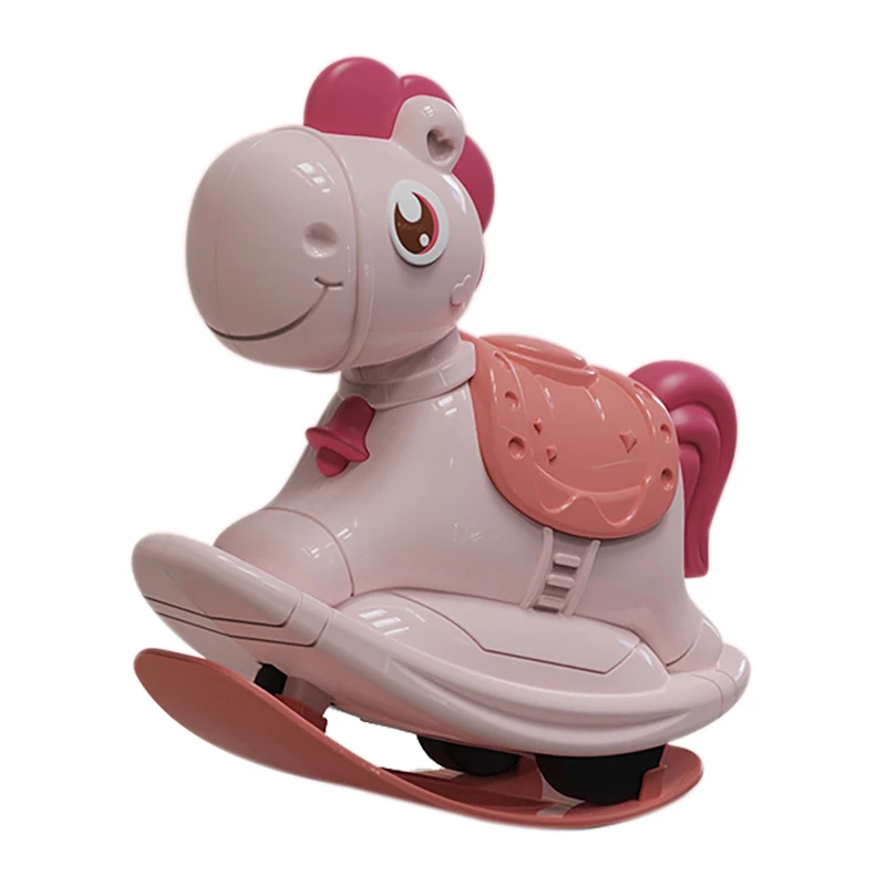 

Маленькая лошадка 2 в 1 с нажимным движением, детский подарок, лошадка-качалка, инерционная игрушка с нажимным движением, игрушка-животное