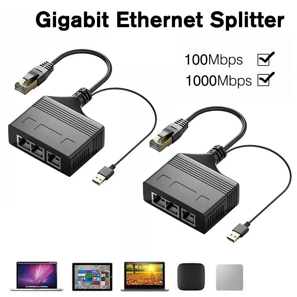 Ethernet-коммутатор Gigabit RJ45, сетевой сплиттер, удлинитель, 100 Мбит/с/1000 Мбит/с, 1 Гбит/с, сетевой Соединитель с 1 на 3 порта
Ethernet-коммутатор Gigabit RJ45, сетевой сплиттер, удлинитель, 100 Мбит/с/1000 Мбит/с, 1 Гбит/с, сетевой Соединитель с 1 на 3 порта