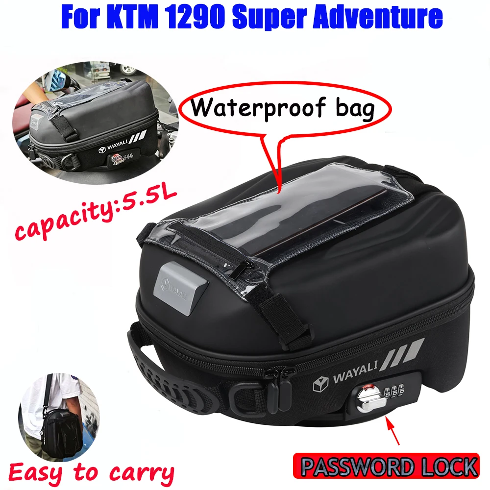 For KTM 1290 Super Duke R GT Adventure Superduke 1290R 1290GT Accessories Tank Bag Tanklock Navigation Storage Luggage tankBag
For KTM 1290 Super Duke R GT Adventure Superduke 1290R 1290GT Accessories Tank Bag Tanklock Navigation Storage Luggage tankBag
