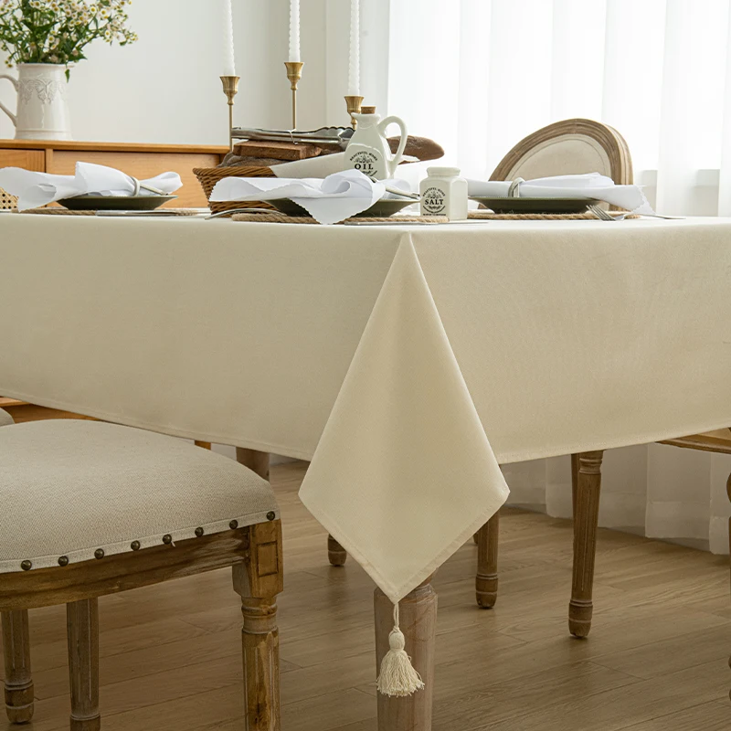 Cotton linen tablecloth, dining table fabric, tea table, rectangular student tablecloth
Cotton linen tablecloth, dining table fabric, tea table, rectangular student tablecloth