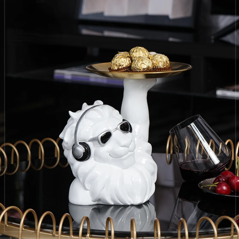 Modern Music Lion Resin Miniature Ornaments, Fruit Key Jewelry, Cosmetics Storage Tray Living Room Entrance, Bedroom Decorations
Modern Music Lion Resin Miniature Ornaments, Fruit Key Jewelry, Cosmetics Storage Tray Living Room Entrance, Bedroom Decorations