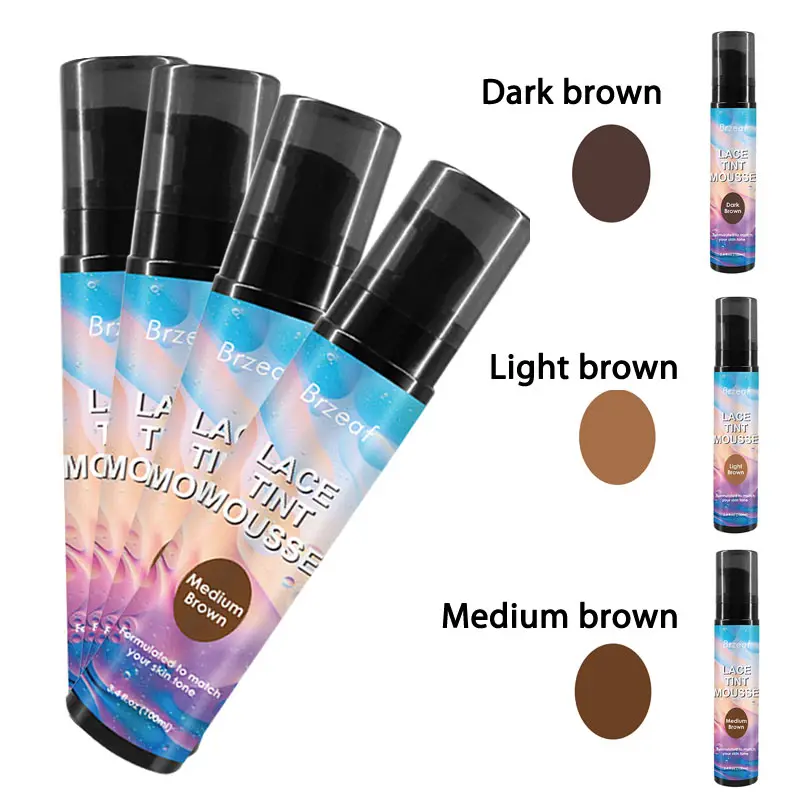 Lace Tint Melting Hair Mousse Lace Tint Mousse For African Hair Lace Wig Closure Frontal Matching Skin Tone Hair Dye Mousse
Lace Tint Melting Hair Mousse Lace Tint Mousse For African Hair Lace Wig Closure Frontal Matching Skin Tone Hair Dye Mousse