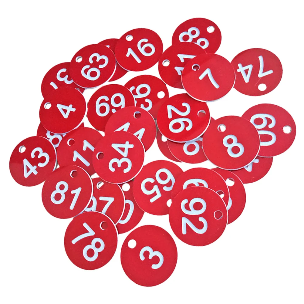 100 Pcs Engraved Numbered Tags Plate Labels Round 1-100 Hanging Plastic Luggage Id
100 Pcs Engraved Numbered Tags Plate Labels Round 1-100 Hanging Plastic Luggage Id