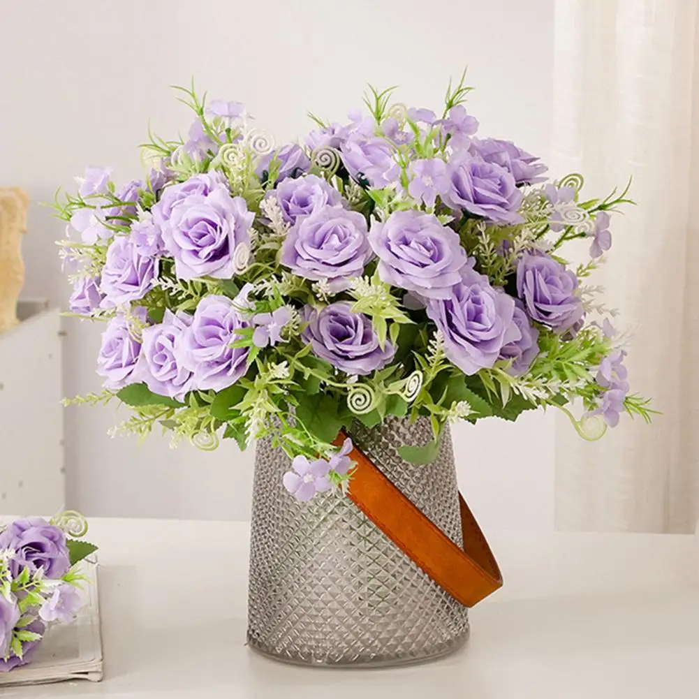 Artificial Silk Flowers Elegant Artificial Rose Branch With Stem For Home Wedding Party Decor Faux Silk Flower For Indoor
Artificial Silk Flowers Elegant Artificial Rose Branch With Stem For Home Wedding Party Decor Faux Silk Flower For Indoor