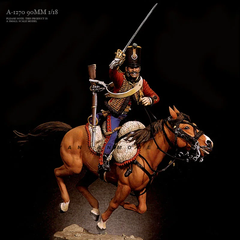 1/18 90mm elite Cavalry double-headed resin manual Soldier Figure model A-1270 
1/18 90mm elite Cavalry double-headed resin manual Soldier Figure model A-1270